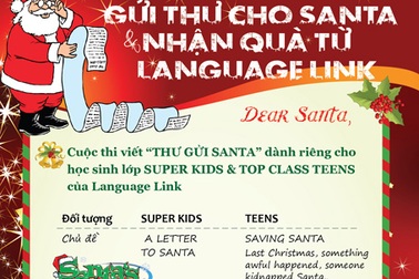 Gửi thư đến ông già Noel và nhận quà cùng Language Link