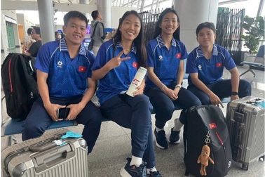 Tuyển nữ Việt Nam lên đường dự SEA Games, bắt đầu hành trình bảo vệ HCV
