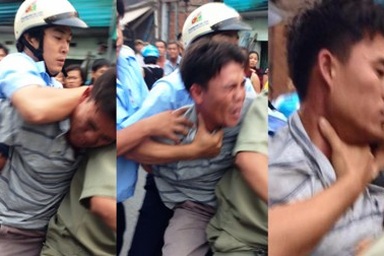 Ảnh tuần qua: Tài xế bị “hôi bia” và người bán rong bị “túm cổ”