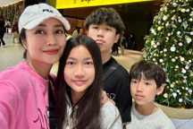 Ốc Thanh Vân đưa 3 con về nước: "Nhà tôi bây giờ ngày nào cũng là Tết"