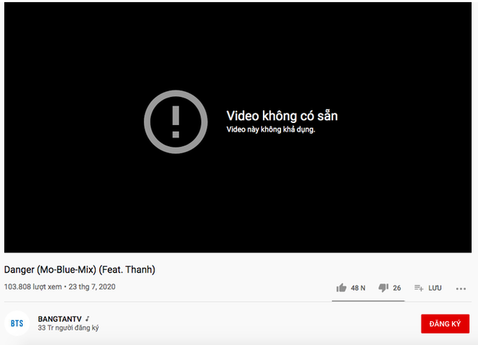 Big Hit bất ngờ đăng tải video sản phẩm kết hợp giữa BTS và Thanh Bùi từ 6 năm trước nhưng khi truy cập lại... không khả dụng? - Ảnh 1. Big Hit bất ngờ đăng tải video sản phẩm kết hợp giữa BTS và Thanh Bùi từ 6 năm trước nhưng khi truy cập lại... không khả dụng? - Ảnh 1.