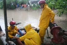 Bão số 2 gây mưa to ở miền Bắc