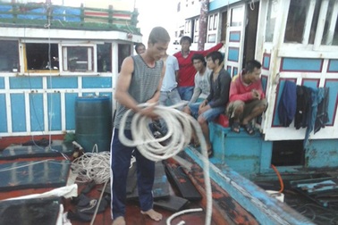 Hai tàu cá Quảng Ngãi bị đánh, cướp ở Hoàng Sa