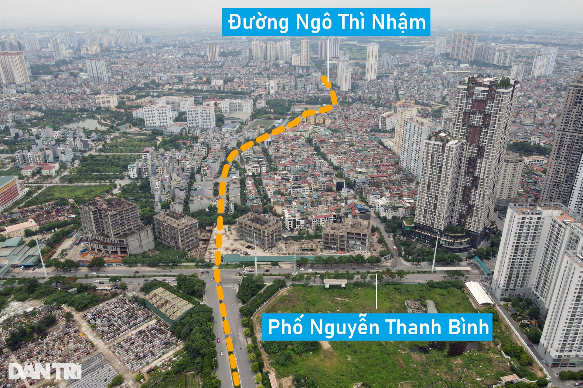 Hiện trạng 2 trục đường quy hoạch đi qua khu đô thị mới Dương Nội - 5 Hiện trạng 2 trục đường quy hoạch đi qua khu đô thị mới Dương Nội - 5