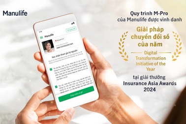 Quy trình M-Pro của Manulife đạt giải thưởng châu Á về sáng kiến chuyển đổi số