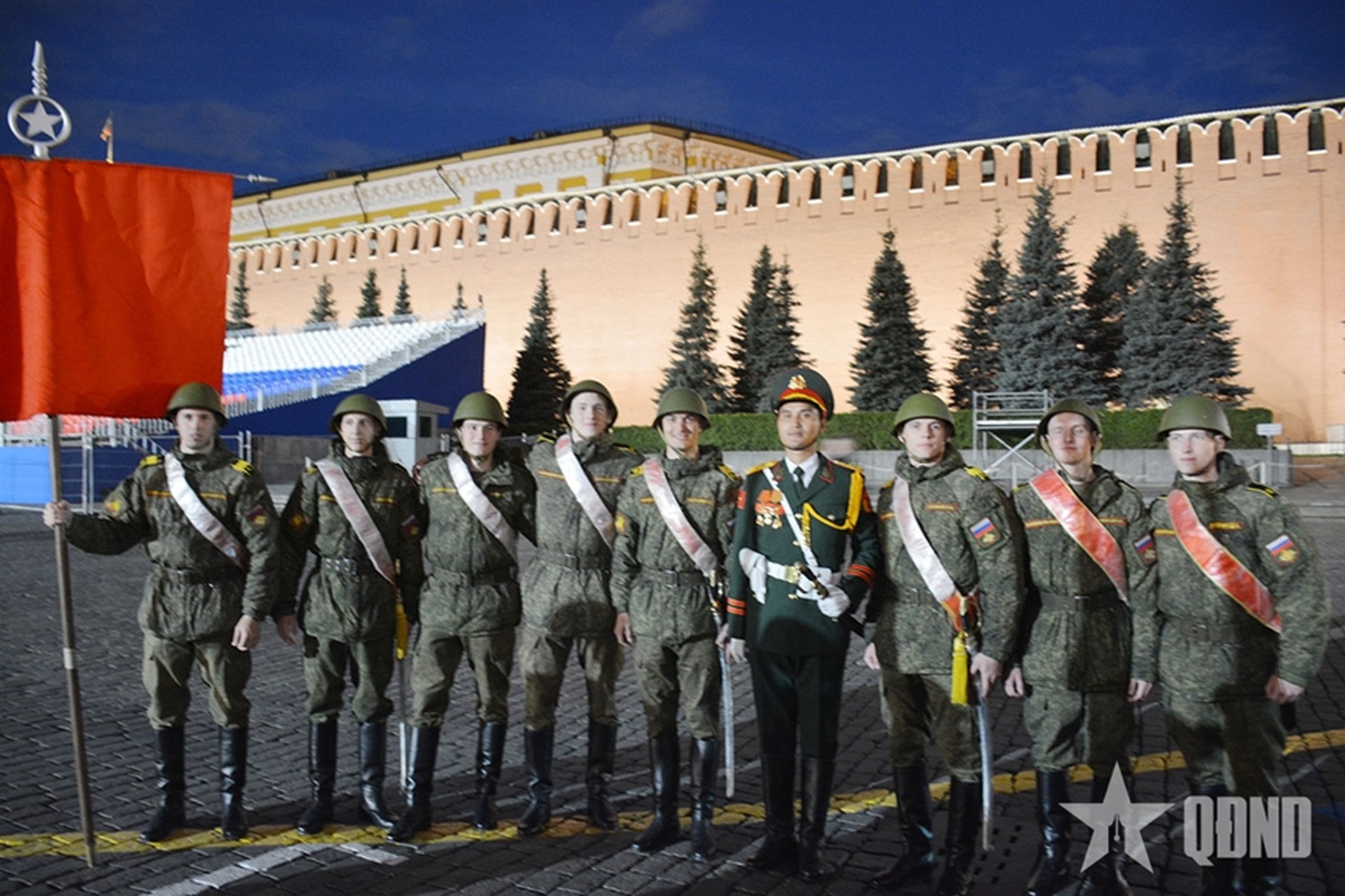 Đoàn Quân đội nhân dân Việt Nam tham gia buổi sơ duyệt Lễ duyệt binh trên Quảng trường Đỏ - 12