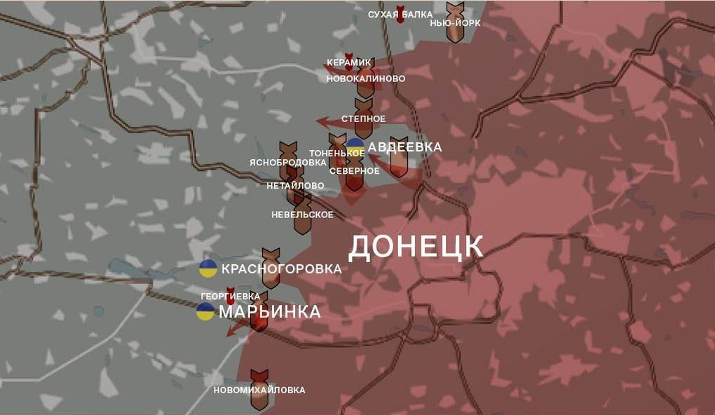 Đoàn xe tăng thiết giáp lớn của Nga bị Ukraine phá hủy gần Avdiivka - 2 Đoàn xe tăng thiết giáp lớn của Nga bị Ukraine phá hủy gần Avdiivka - 2