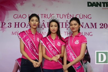 Top 3 hoa hậu gửi lời cảm ơn và chào tạm biệt độc giả Dân trí