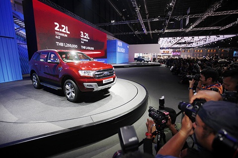Ford Everest 2015 chính thức có mặt tại ASEAN