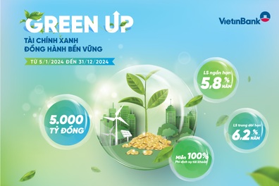 VietinBank ra mắt gói tài chính xanh GREEN UP, đồng hành cùng doanh nghiệp phát triển bền vững