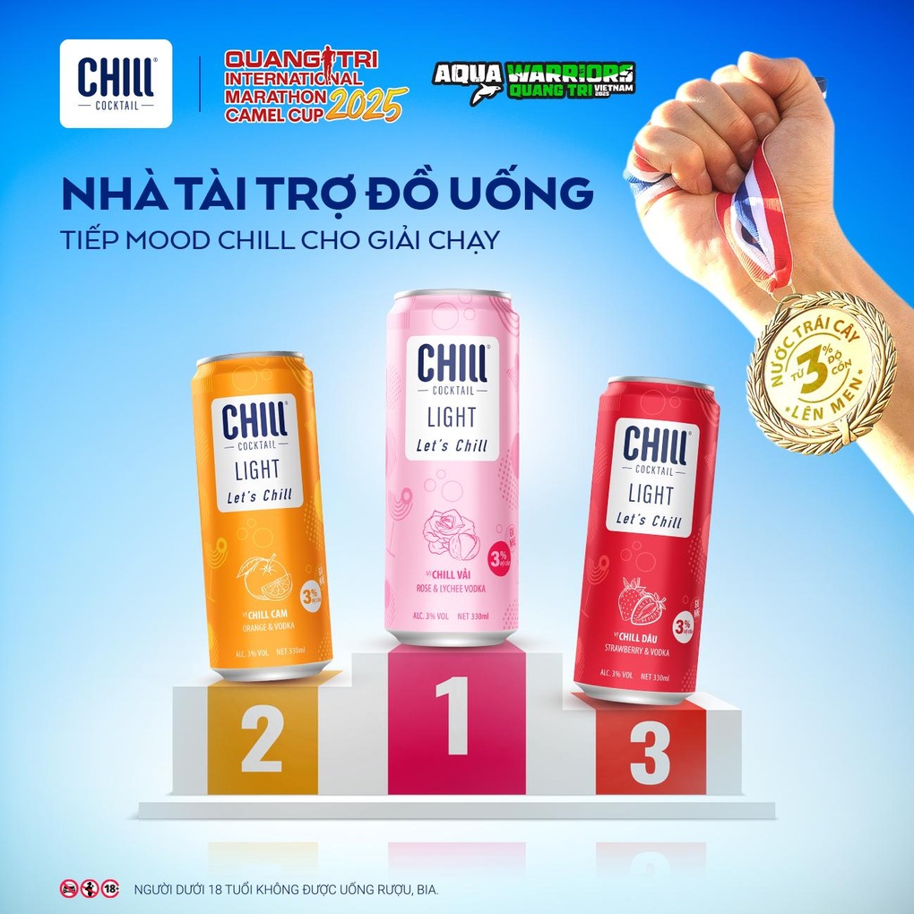 Quang Tri International Marathon 2025 - Camel cup: Chill Cocktail tiếp lửa tinh thần cho vận động viên - 1