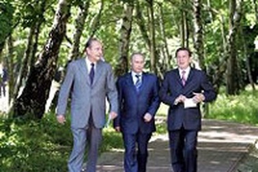 Putin tiếp kiến các nhà lãnh đạo Pháp và Đức 