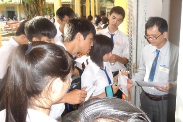 Lưu ý với thí sinh đăng ký dự thi THPT quốc gia tại cụm Cần Thơ