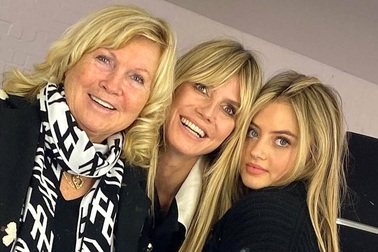 Heidi Klum chụp ảnh thời trang cùng con gái Leni