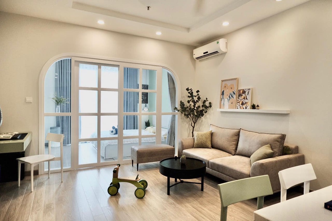 Bên trong căn hộ nhỏ xinh 53 m2 với nội thất màu xanh bơ lạ mắt - 2 Bên trong căn hộ nhỏ xinh 53 m2 với nội thất màu xanh bơ lạ mắt - 2