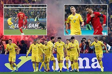 C.Ronaldo cán mốc 700 bàn thắng, Bồ Đào Nha vẫn thua Ukraine