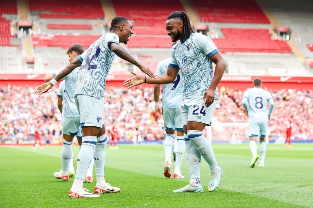 Mac Allister bị đuổi, Liverpool ngược dòng đánh bại Bournemouth - 1 Mac Allister bị đuổi, Liverpool ngược dòng đánh bại Bournemouth - 1