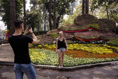 Ngắm Hội Hoa Xuân 2019 trước giờ khai mạc