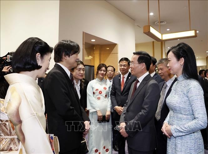 Chủ tịch nước dự lễ kỷ niệm 50 năm thiết lập quan hệ ngoại giao Việt Nam - Nhật Bản - 1