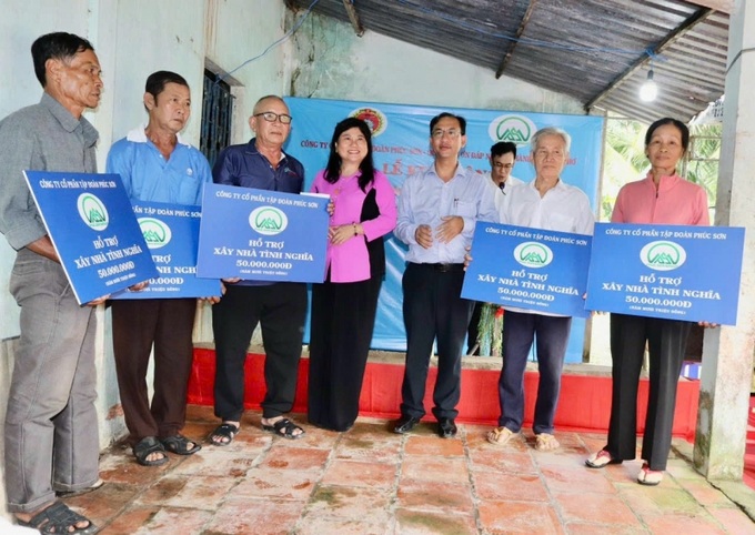 Kinh phí trung bình để xây dựng một căn nhà tình nghĩa hiện nay khoảng 70 triệu đồng/căn (có nhiều mức hỗ trợ khác nhau: 50 triệu, 54 triệu, 60 triệu, 70 triệu, 80 triệu, 100 triệu đồng/căn, tùy thuộc vào tình hình thực tế).