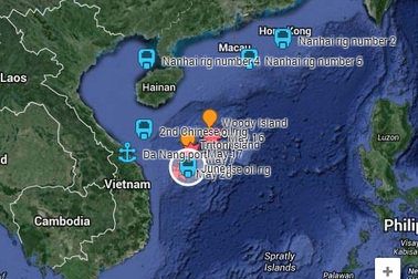 Trung Quốc ồ ạt đưa thêm 4 giàn khoan dầu vào Biển Đông