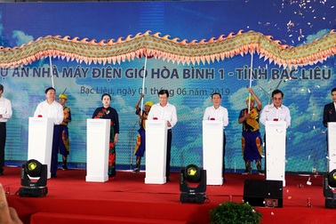 Bạc Liêu khởi công thêm một nhà máy điện gió 3.000 tỷ đồng