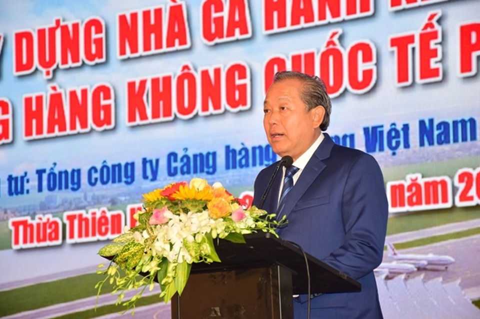 Khởi công nhà ga hành khách T2 sân bay Phú Bài - 1 Khởi công nhà ga hành khách T2 sân bay Phú Bài - 1