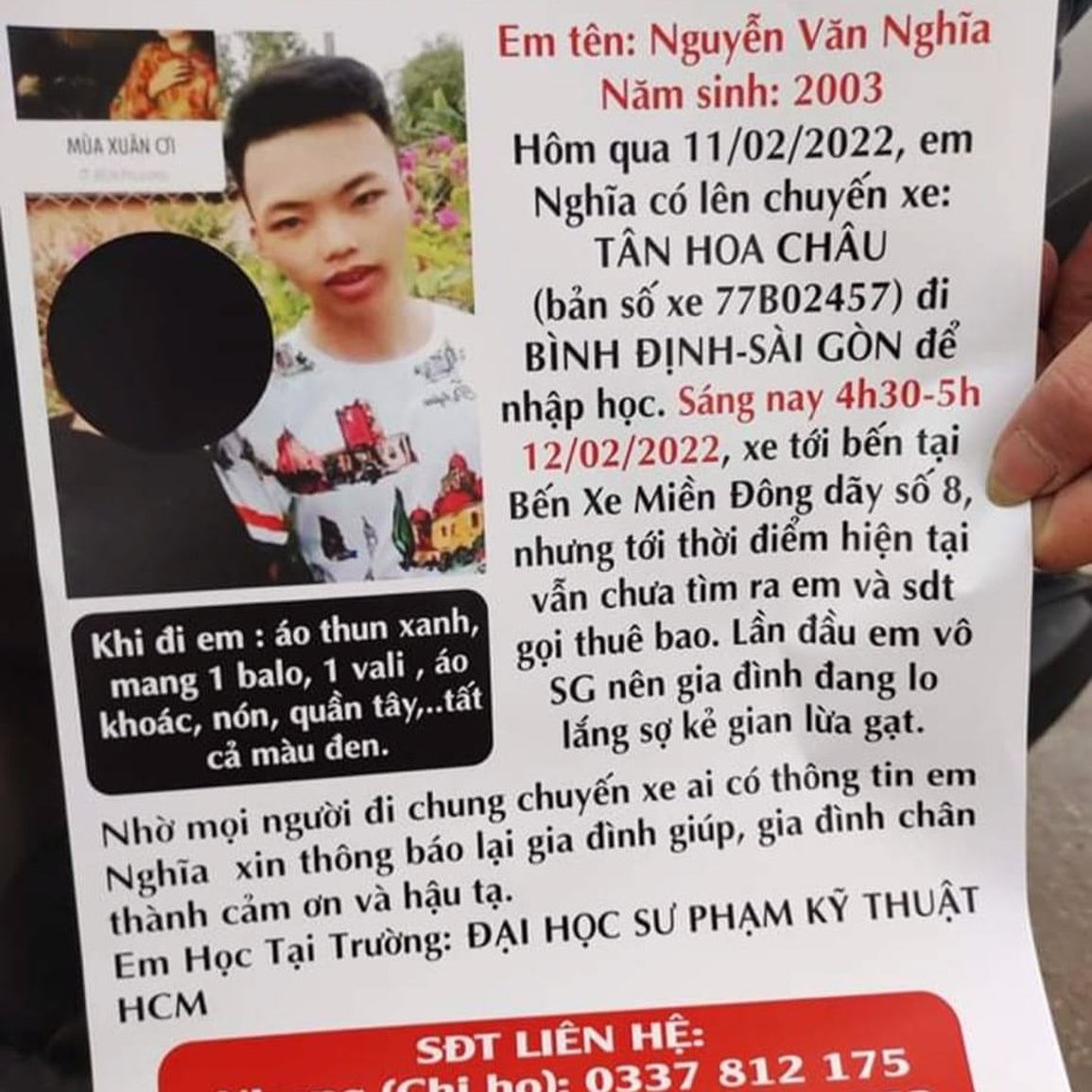 Nghi vấn thi thể nam sinh viên mất tích bí ẩn... nổi trên sông Sài Gòn - 2 Nghi vấn thi thể nam sinh viên mất tích bí ẩn... nổi trên sông Sài Gòn - 2
