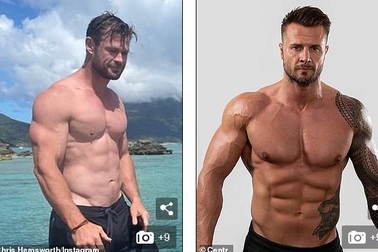 Ngưỡng mộ hình thể săn chắc của nam diễn viên đóng thế "Thần Sấm"