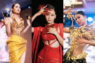 Hương Ly, Thạch Thu Thảo "so kè" vị trí vedette trên sàn diễn