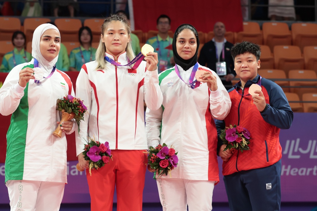 Nữ võ sĩ Việt Nam giành huy chương đồng Kurash tại Asiad 19 - 2