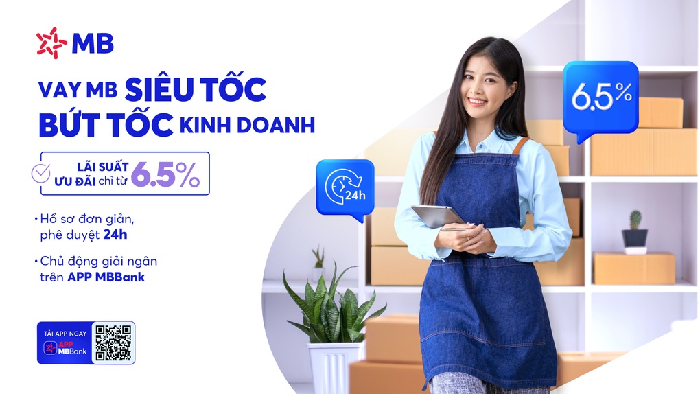 Bứt tốc kinh doanh với gói vay siêu tốc lãi suất chỉ từ 6,5%/năm - 1 Bứt tốc kinh doanh với gói vay siêu tốc lãi suất chỉ từ 6,5%/năm - 1