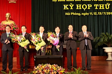 Hải Phòng có thêm 2 phó chủ tịch UBND