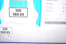 Biển số ô tô Hà Nam 90A-222.22 được "chốt" với giá 605 triệu đồng