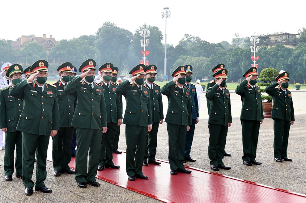 Lãnh đạo Đảng, Nhà nước vào Lăng viếng Bác trước ngày Quốc khánh - 4 Lãnh đạo Đảng, Nhà nước vào Lăng viếng Bác trước ngày Quốc khánh - 4