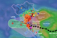 Bão Kajiki di chuyển chậm, nhiều nơi mưa rất to trên 400mm