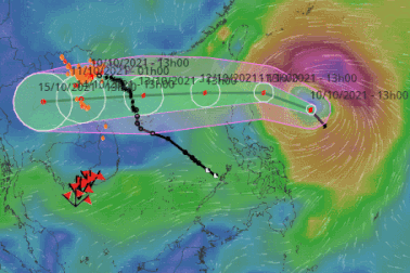 Bão Kompasu sắp vào Biển Đông, dự báo rất mạnh