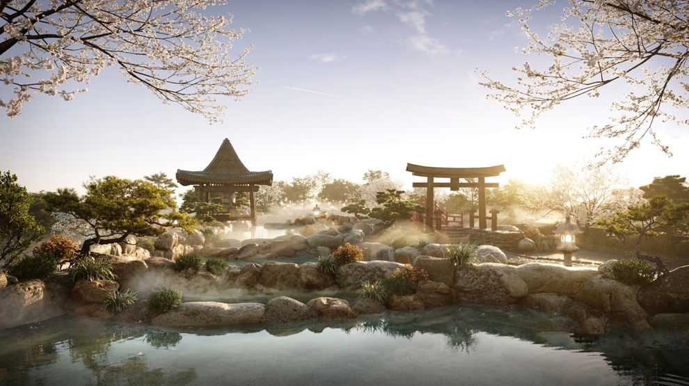 Cận cảnh tổ hợp onsen 1.000 tỷ đồng trong Ecopark, phát triển bởi 3 ông lớn Nhật Bản - 2 Cận cảnh tổ hợp onsen 1.000 tỷ đồng trong Ecopark, phát triển bởi 3 ông lớn Nhật Bản - 2
