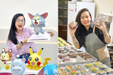 9X Nam Định làm bánh trung thu "hoa siêu thực", đẹp không nỡ ăn