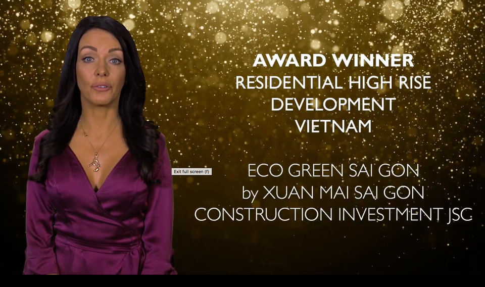 Eco Green Sài Gòn lập hat-trick tại Asia Pacific Property Awards - 3 Eco Green Sài Gòn lập hat-trick tại Asia Pacific Property Awards - 3