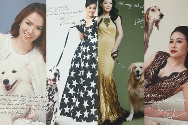 14 BTV, MC nổi tiếng lên ảnh lịch bên những chú chó “quý tộc” đắt nhất thế giới