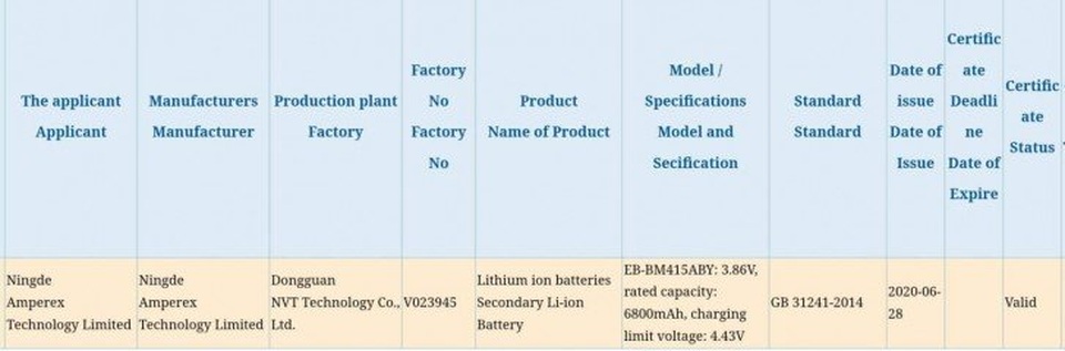 Samsung sắp ra smartphone pin gần 7.000mAh - 3 Samsung sắp ra smartphone pin gần 7.000mAh - 3