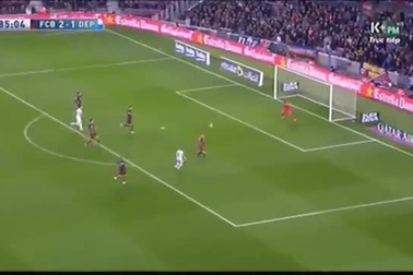 Bergantinos ấn định kết quả hòa 2-2 ở trận Deportivo-Barcelona