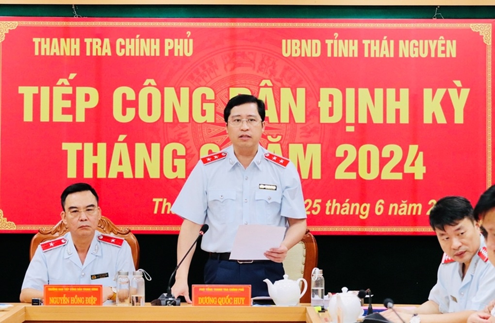 Thanh tra Chính phủ chỉ đạo giải quyết 2 vụ việc nóng ở Thái Nguyên - 1 Thanh tra Chính phủ chỉ đạo giải quyết 2 vụ việc nóng ở Thái Nguyên - 1