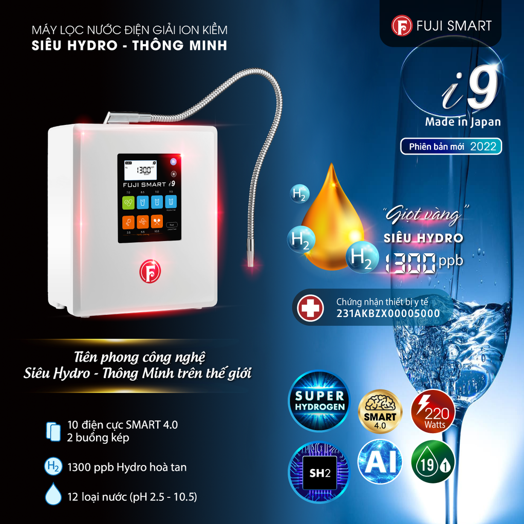 Tập đoàn Fuji Nhật Bản ra mắt máy lọc nước ion kiềm Siêu Hydro - Thông Minh - 6 Tập đoàn Fuji Nhật Bản ra mắt máy lọc nước ion kiềm Siêu Hydro - Thông Minh - 6