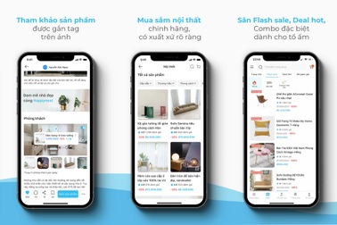 Ứng dụng Happynest giải quyết nhu cầu tìm ý tưởng, tìm chuyên gia và sắm nội thất
