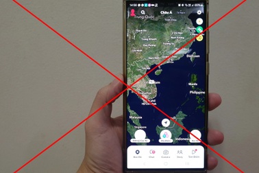 Dân mạng thả 1 sao ứng dụng Snapchat vì chứa bản đồ "lưỡi bò" phi pháp