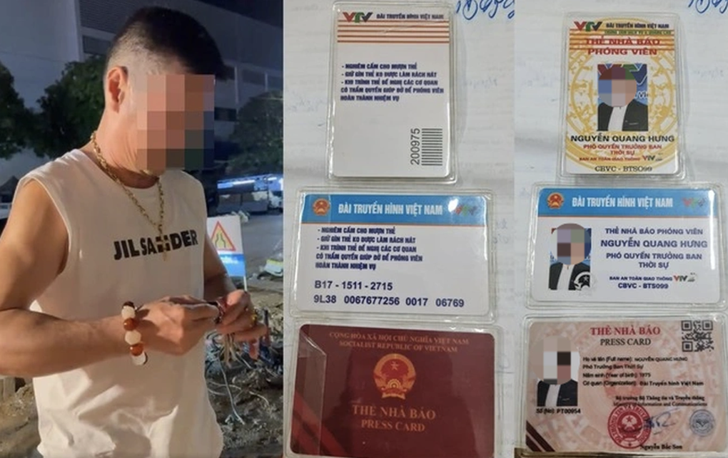 Khởi tố tài xế có nồng độ cồn, trình 3 thẻ nhà báo giả - 1 Khởi tố tài xế có nồng độ cồn, trình 3 thẻ nhà báo giả - 1