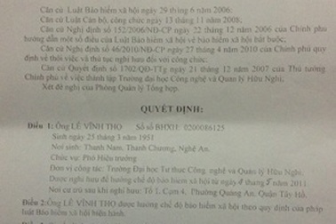 Nguyên Hiệu phó ĐH Công nghệ và Quản lý Hữu nghị nói về việc tuyển sinh năm 2011