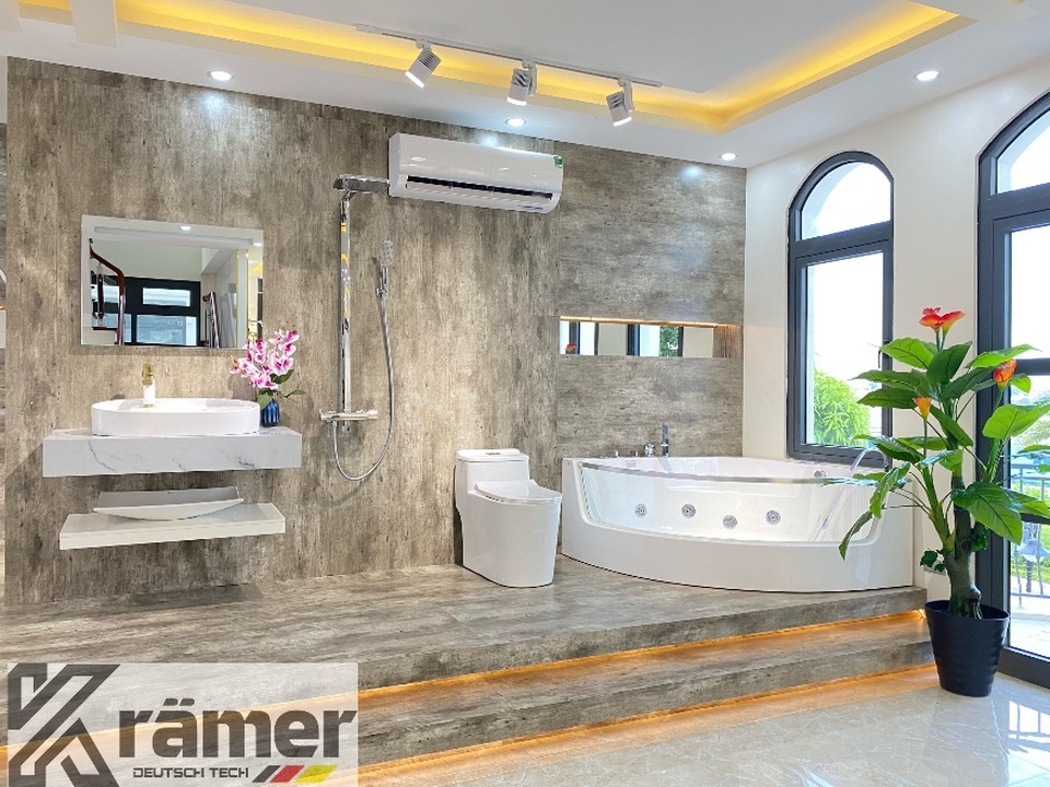 Nâng tầm đẳng cấp không gian tắm với thiết bị vệ sinh Kramer - 1 Nâng tầm đẳng cấp không gian tắm với thiết bị vệ sinh Kramer - 1